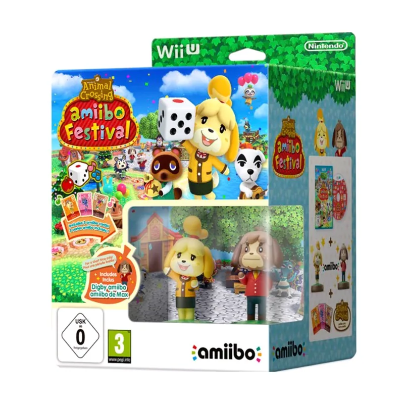 Nintendo Animal Crossing Amiibo Festival Pack Edición Limitada Wii U