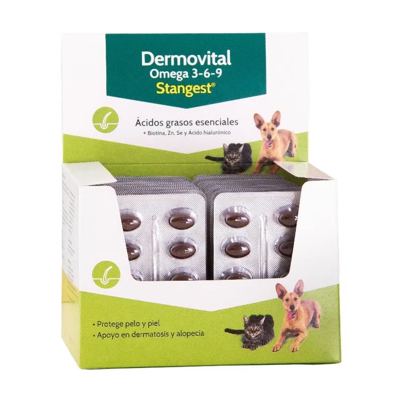 Stangest Dermovital Omega 3-6-9 Suplemento 300 cápsulas