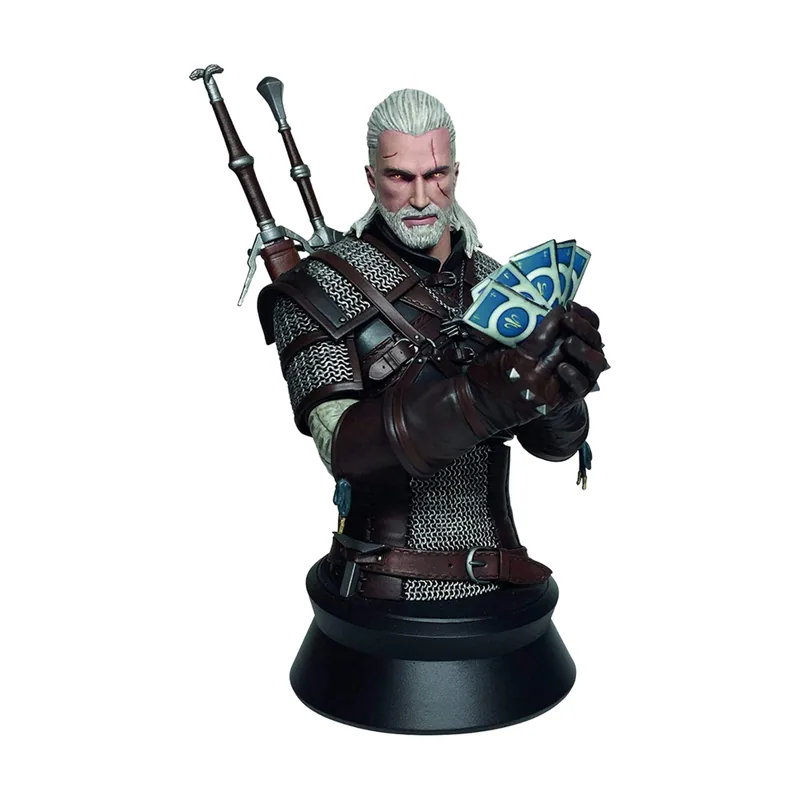 Dark Horse Busto Geralt Playing Gwent The Witcher 3