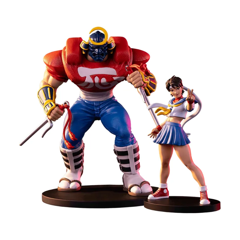 Premium Collectibles Studio Pack 2 Estatuas Sakura & Sodom Street Fighter Street Jam 1/10