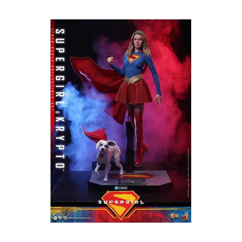 Hot Toys Figuras Supergirl & Krypto Supergirl DC Comics Movie Masterpiece 1/6