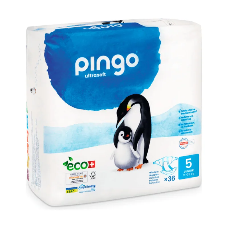 Pingo Pañales Ecológicos Talla 5 Junior 36