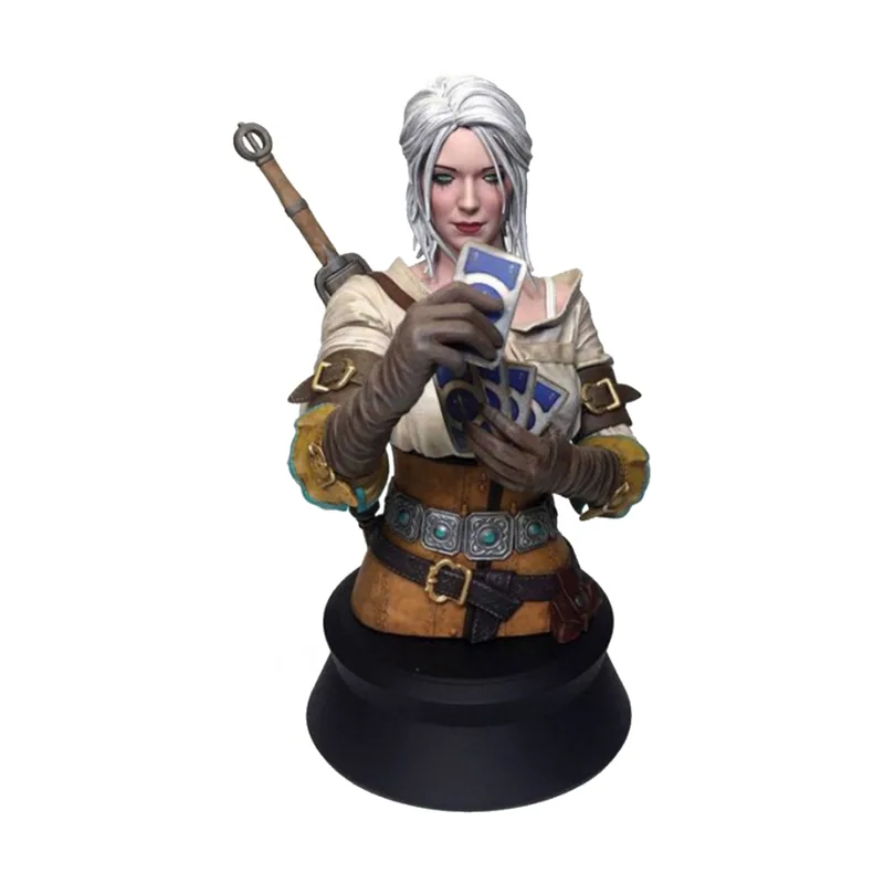 Dark Horse Busto Ciri Playing Gwent The Witcher 3