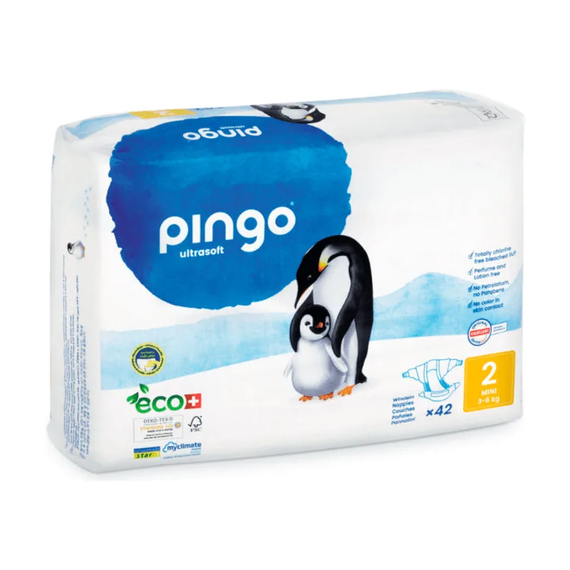 Pingo Pañales Ecológicos Talla 2 Mini 42