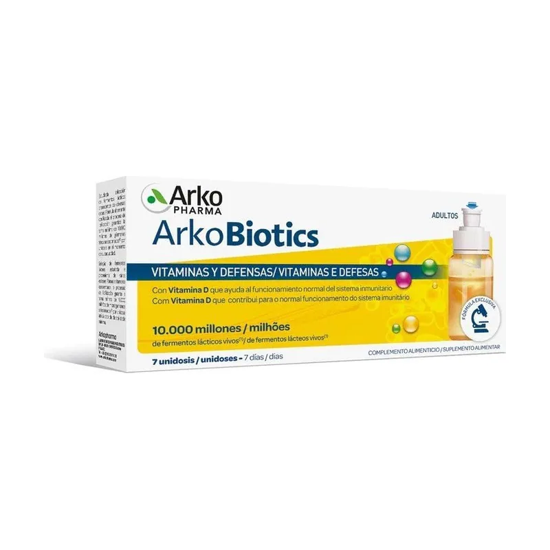 Arkopharma ARKOBIOTICS Vitaminas y Defensas Adultos 7 Dosis