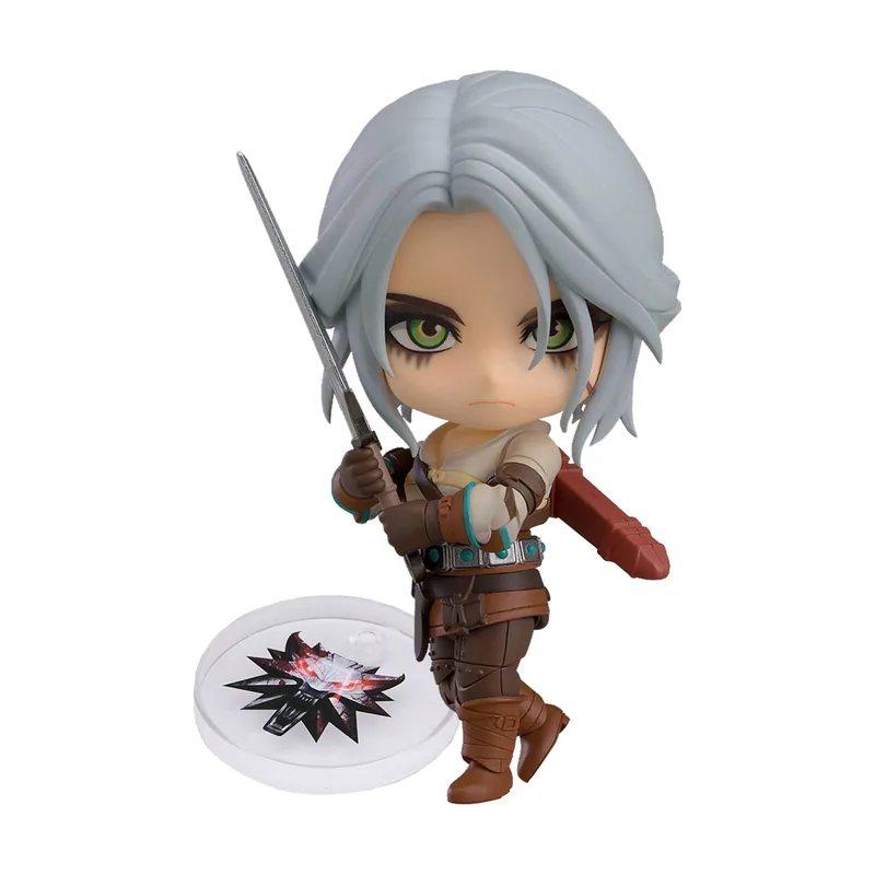 Good Smile Figura Ciri The Witcher 3 Nendoroid Edición Limitada con Medallón Lobo
