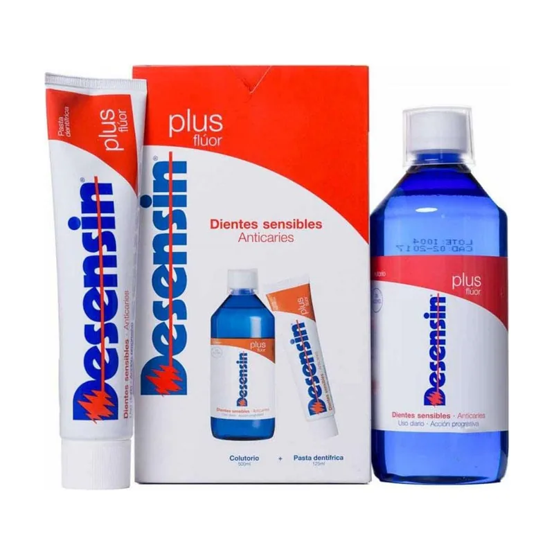 Desensin Plus Pack Pasta Dental 125 ml+ Colutorio Bucal