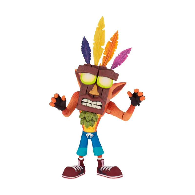 Neca Figura Articulada Crash Bandicoot Aku Mask Ultra Deluxe 14 cm
