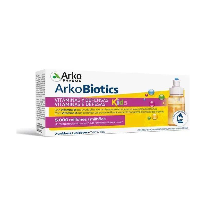 Arkopharma ARKOBIOTICS Vitaminas y Defensas Niños 7 Dosis