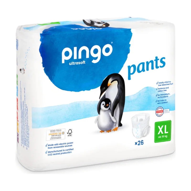 Pingo Pañales-Braguitas Ecológicos Talla 6 26
