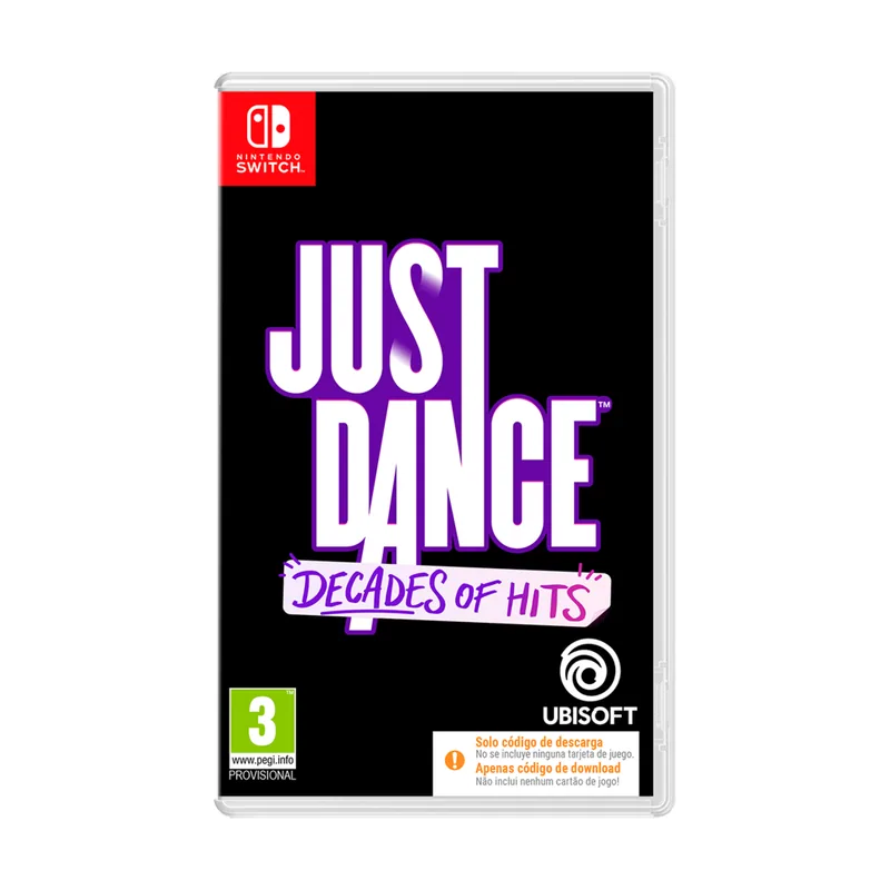 Ubisoft Just Dance 2026 Decades of Hits Código descarga Switch