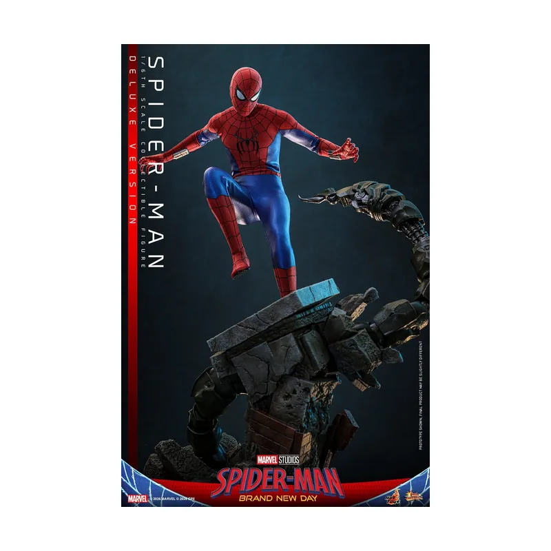 Hot Toys Figura Spider-Man Marvel Spider-Man Brand Day 1/6 Deluxe
