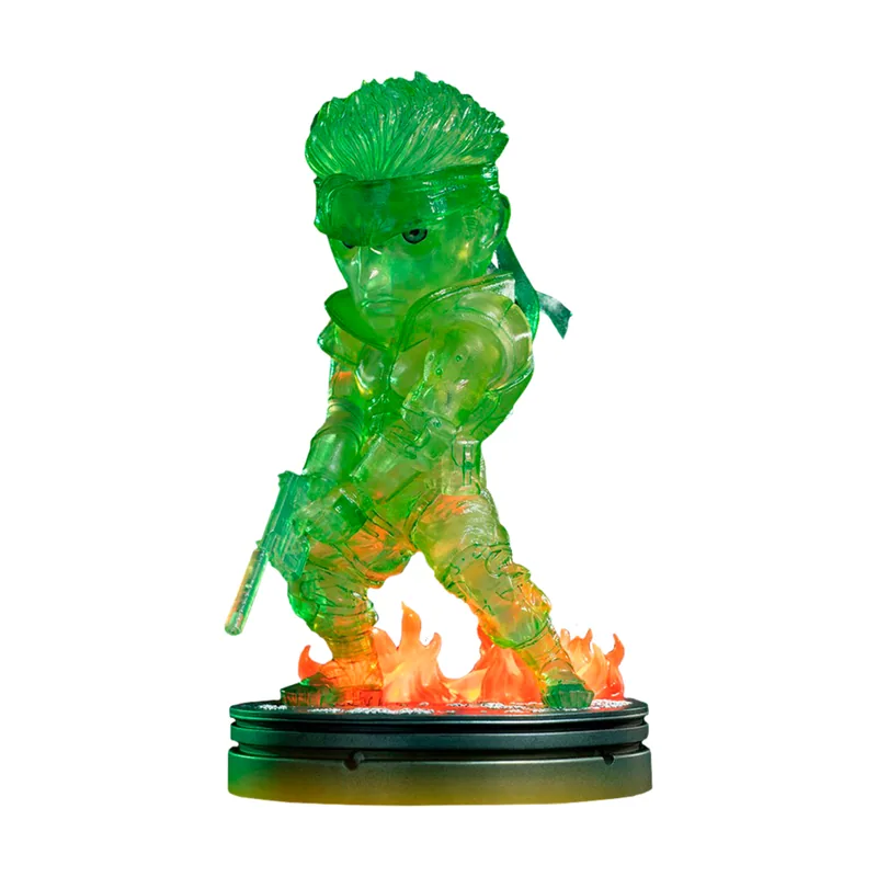 First 4 Figures Figura Solid Snake Metal Gear Solid Stealth Camo Neon Green 20cm