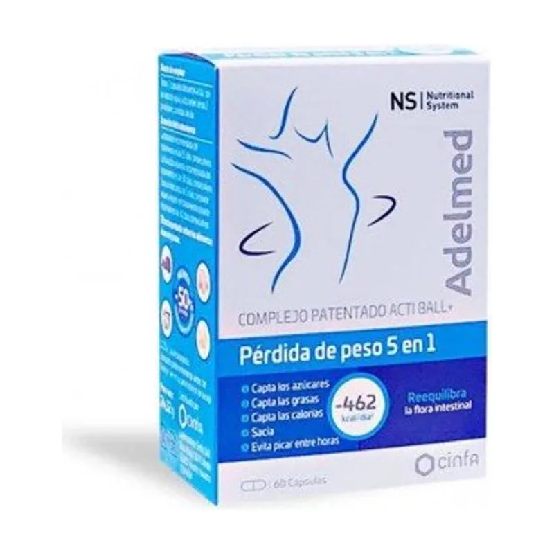 Nutritional System NS Adelmed Complemento Alimenticio 60 cápsulas