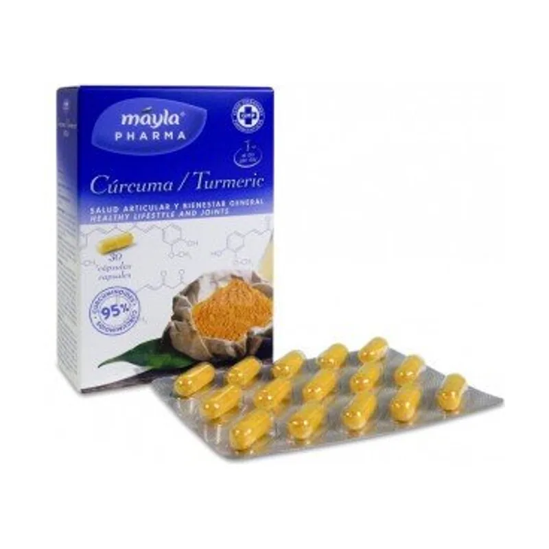 Mayla Pharma Cúrcuma Complemento Alimenticio 30 cápsulas