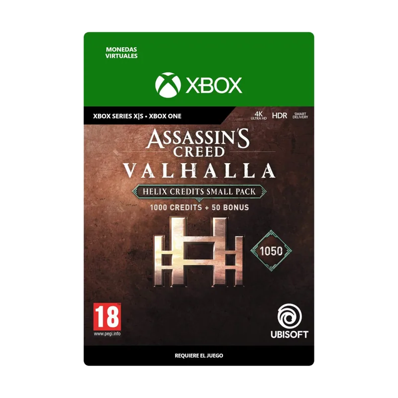 Ubisoft Assassin's Creed Valhalla 1050 Créditos Helix Xbox One