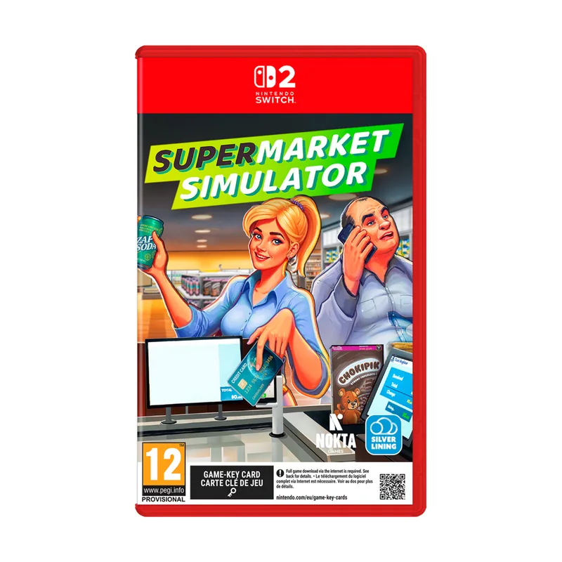 Silver Lightning Supermarket Simulator Switch 2