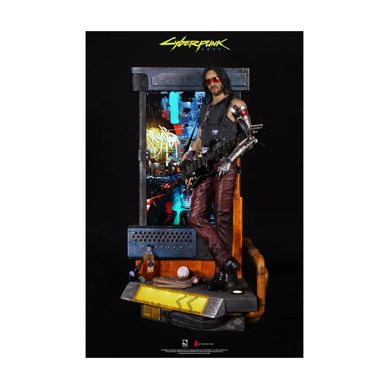 Pure Arts Estatua Johnny Silverhand Edición Exclusiva Cyberpunk 2077 53 cm