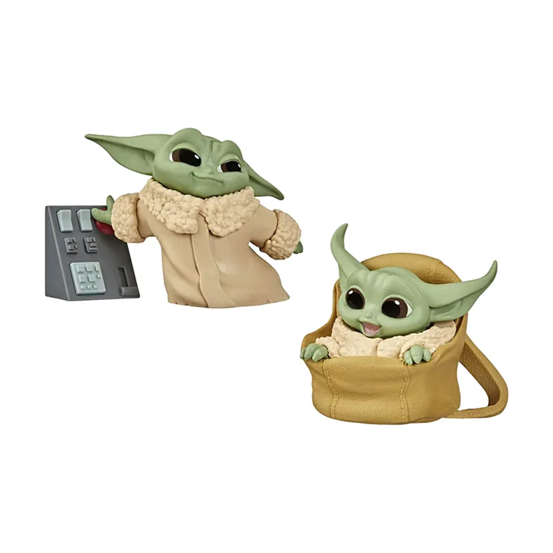 Hasbro Figura Pack The Madalorian Baby Yoda Boton + Baby Yoda Bolsa