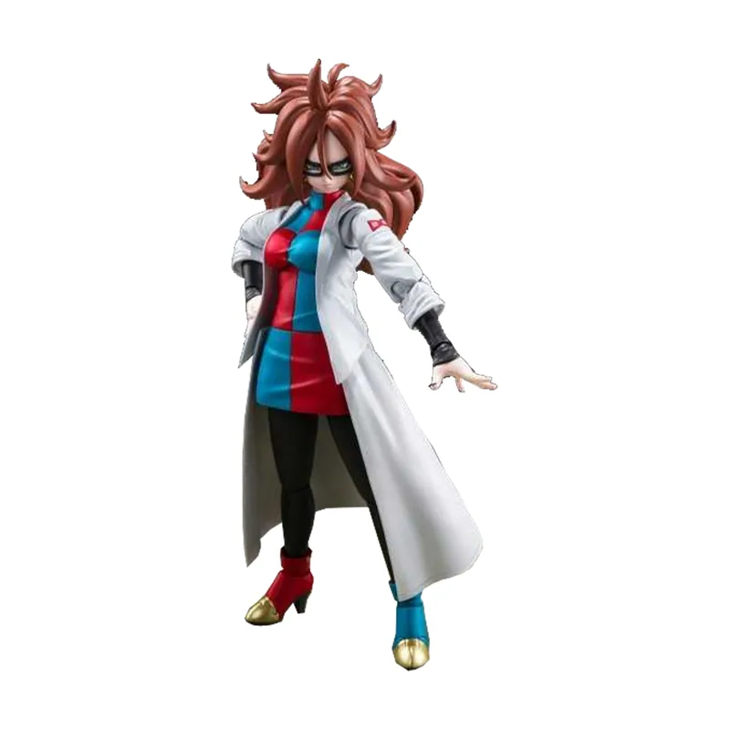 Tamashii Nations Figura Androide A-21 Bata Laboratorio Dragon Ball FighterZ 15 cm