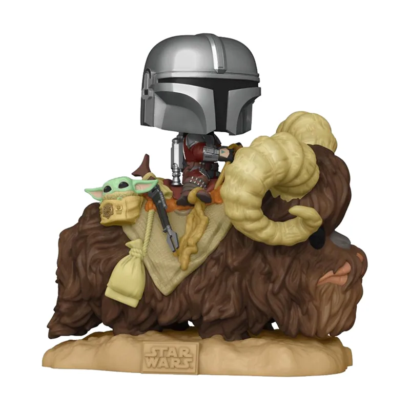 Funko Figura POP! Mandalorian y Baby Yoda en Batha Star Wars The Mandalorian
