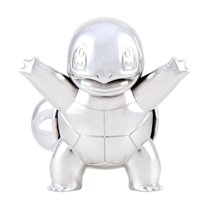 Nintendo Figura Squirtle Plateada 25º Celebracion 8 cm