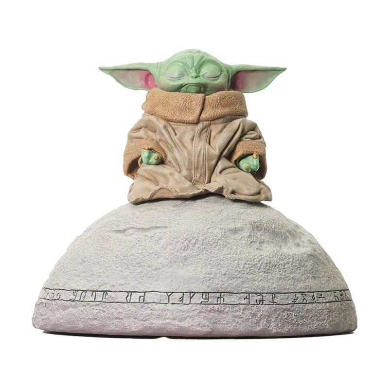 Gentle Giant Figura Milestone Star Wars The Mandalorian Grogu The Child Piedra De La Vision