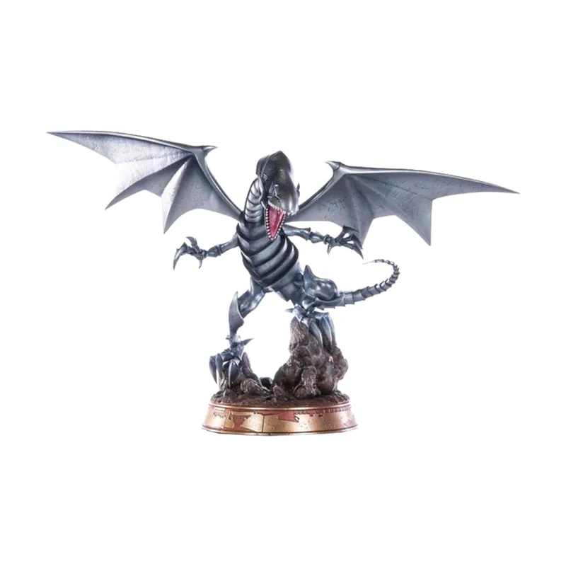 First 4 Figures Figura Blue Eyes White Dragon Plateado Yu-Gi-Oh 35cm