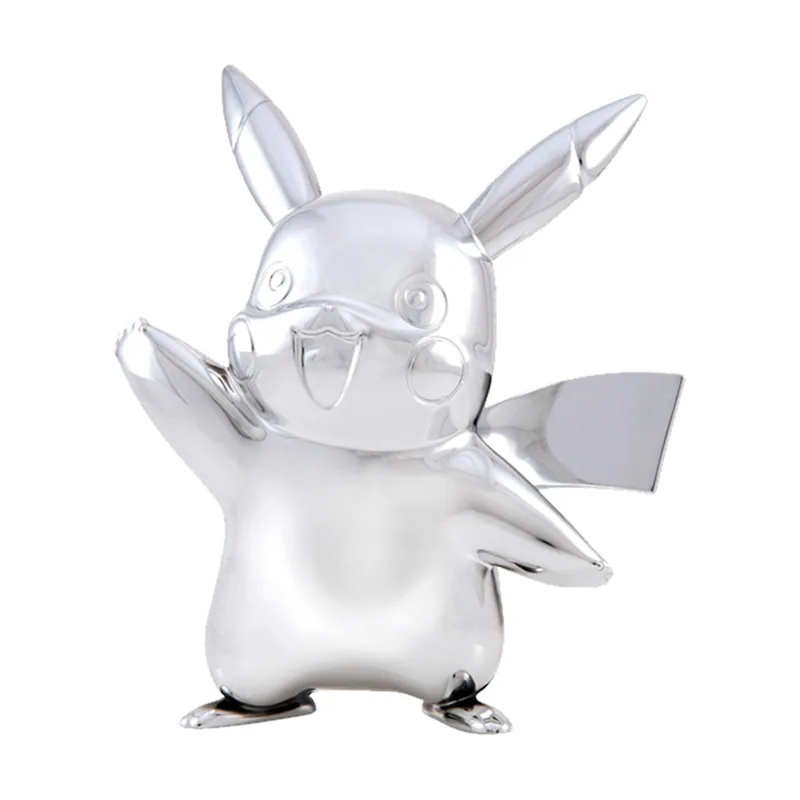 SEGA Goods Figura Pikachu Plateada 25º Celebracion 8 cm