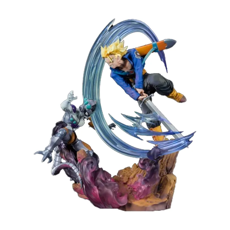 Bandai Figura Super Saiyan Trunks vs Freezer Dragon Ball Z 28 cm