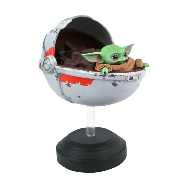 Diamond Select Toys Figura Baby Yoda en Cuna The Mandalorian Star Wars 14 cm