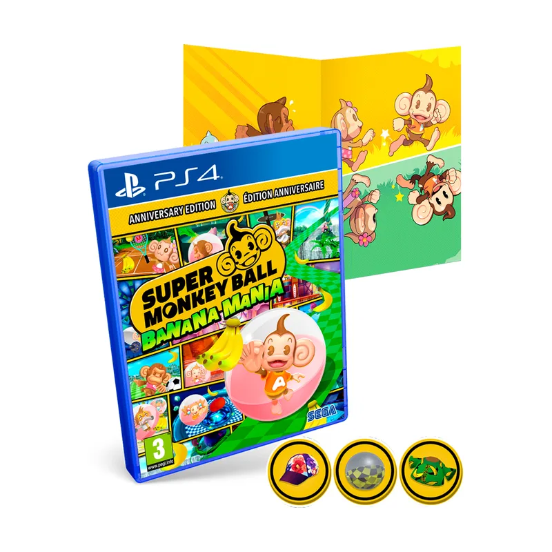 Sega Super Monkey Ball Banana Mania Edición de Lanzamiento PS4