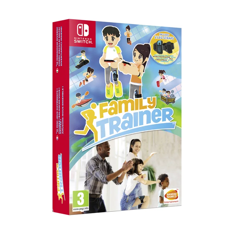 Namco Family Trainer 2021 Pack + 2 correas para la pierna Switch