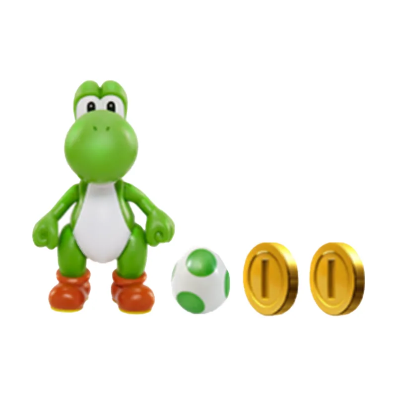 Jakks Pacific Figura Yoshi & Green Egg Nintendo Edición Gold Colletion 10cm