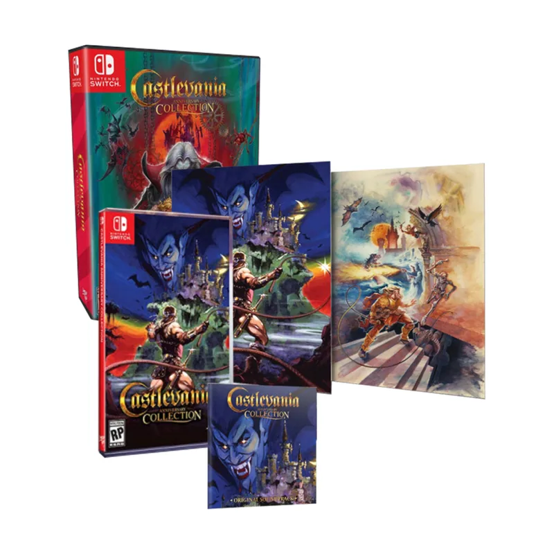 Limited Run Castlevania Anniversary Collection Edición Bloodline Switch
