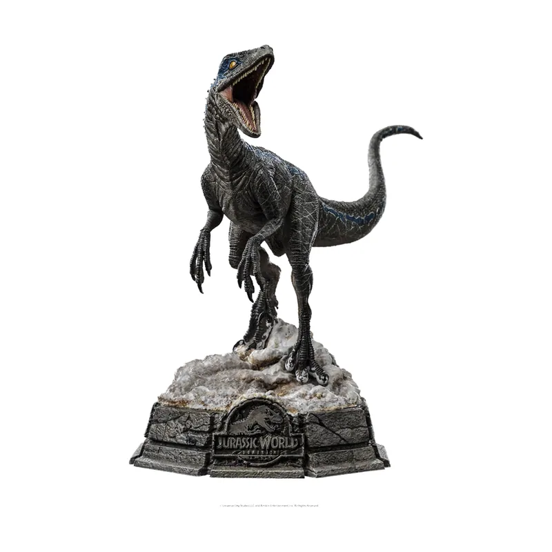 Iron Studios Figura Velociraptor Blue Jurassic World Dominion 19 cm