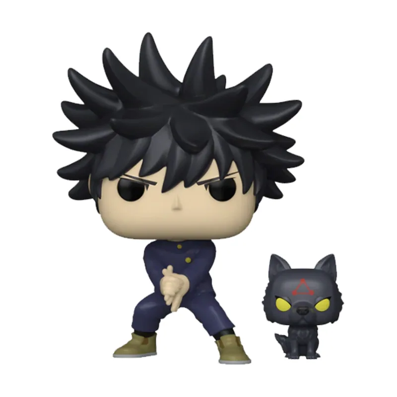 Funko Figura POP! Jujutsu Kaisen Megumi Fushiguro con Perro Divino 9cm