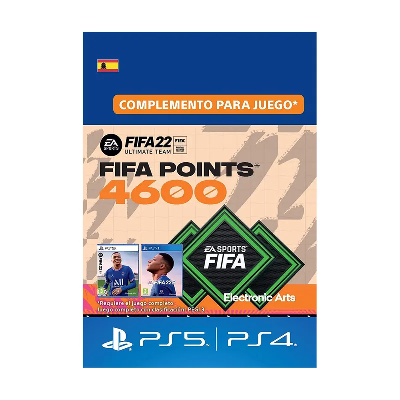 Electronic Arts FIFA 22 Ultimate Team 4600 Puntos FUT PS4