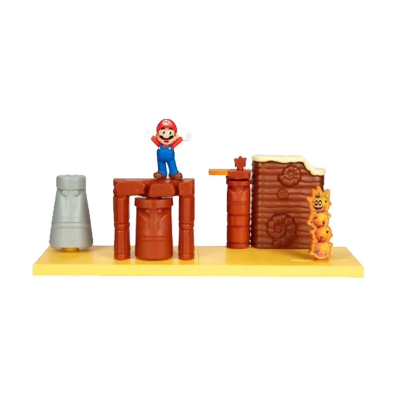 Jakks Pacific Figura Super Mario Playset Desierto