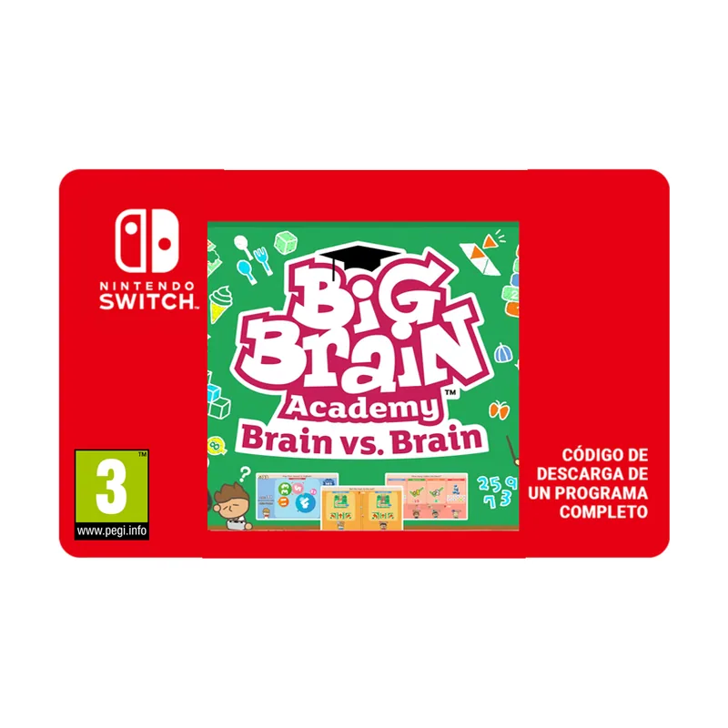 Nintendo Big Brain Academy Brain vs. Brain Switch