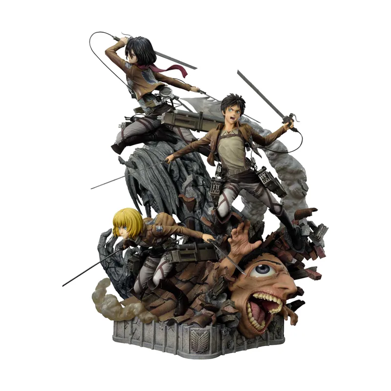 Prime 1 Studios Estatua Eren Mikasa