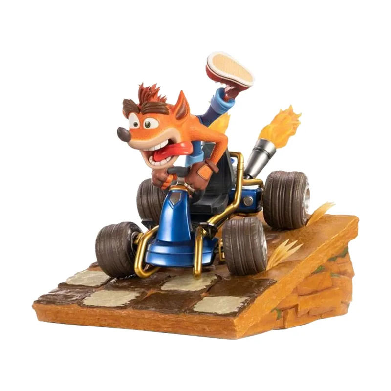 First 4 Figures Figura Crash en Kart Crash Team Racing Nitro-Fueled Edición Estándar 31 cm