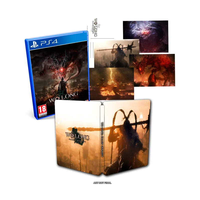 Koei Tecmo Wo Long Fallen Dynasty Edición de Lanzamiento Steelbook PS4