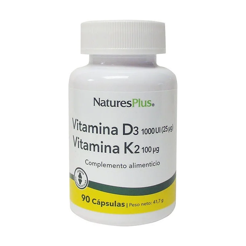 Natures Plus Vitamina D3/Vitamina K2 90 Caps