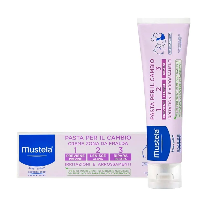 Mustela Crema Bálsamo 1-2-3 Cambio de Pañal 150ml