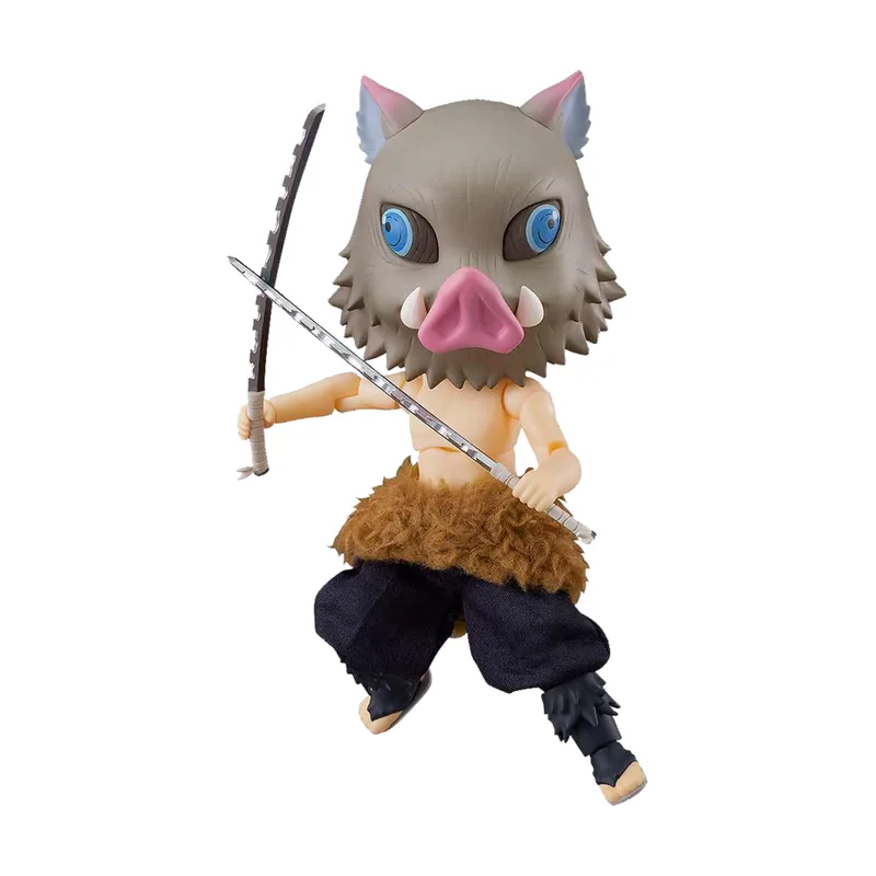 Good Smile Figura Inosuke Demon Slayer Kimetsu no Yaiba Nendoroid Doll 14cm