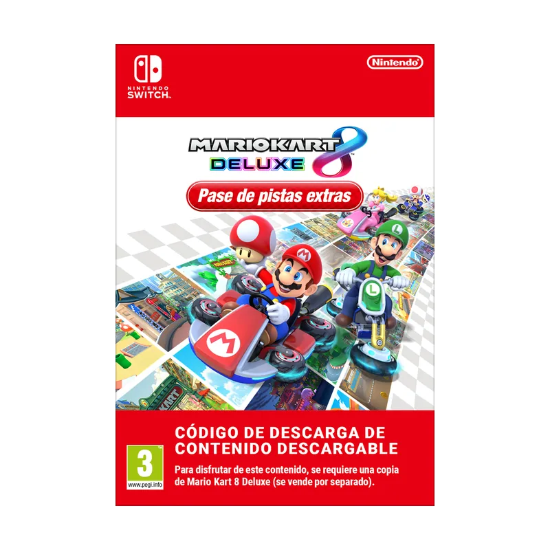Nintendo Mario Kart 8 Deluxe Pase de Pistas Extra Switch