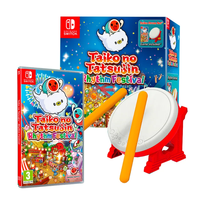 Namco Taiko no Tatsujin Rhythm Festival Collector Switch