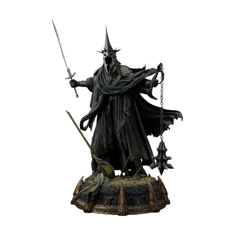 Prime 1 Studios Figura Rey Brujo de Angmar El Señor de los Anillos El Retorno del Rey Premium 70 cm