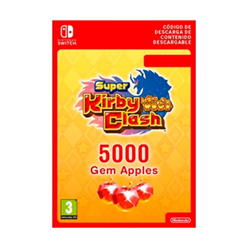 Nintendo Super Kirby Clash Gem Apples 5000 Switch
